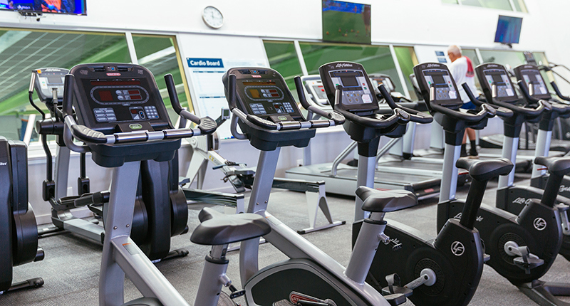 image of exercise bikes at manurewa pool and leisure centre