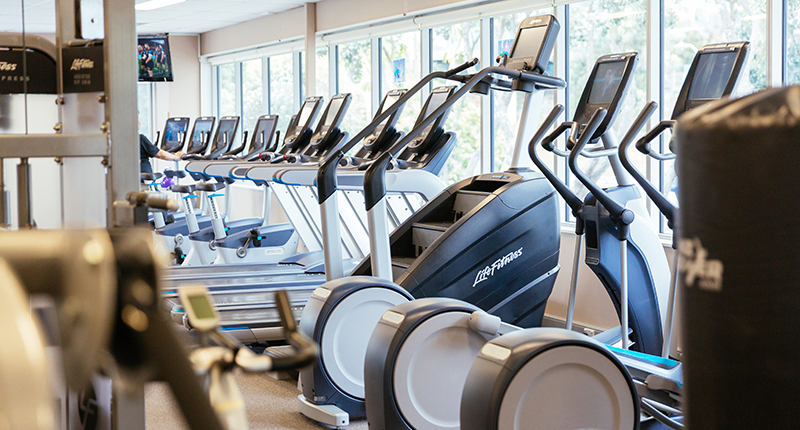 exercise gear including stepper, cross trainer and treadmills