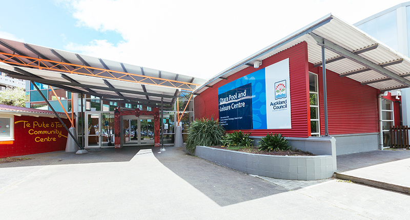 Otara pool and leisure centre entrance