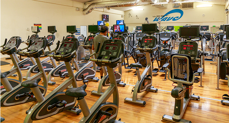photo of cardio equipment at west wave pool and leisure centre