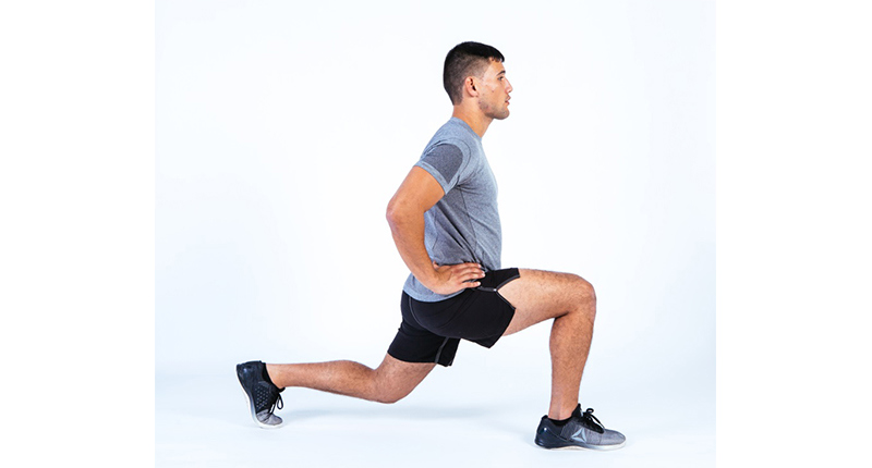 Hip flexor stretch